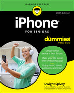 Book cover for iPhone for Seniors for Dummies, 2025 Edition