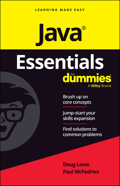 Book cover for Java Essentials for Dummies