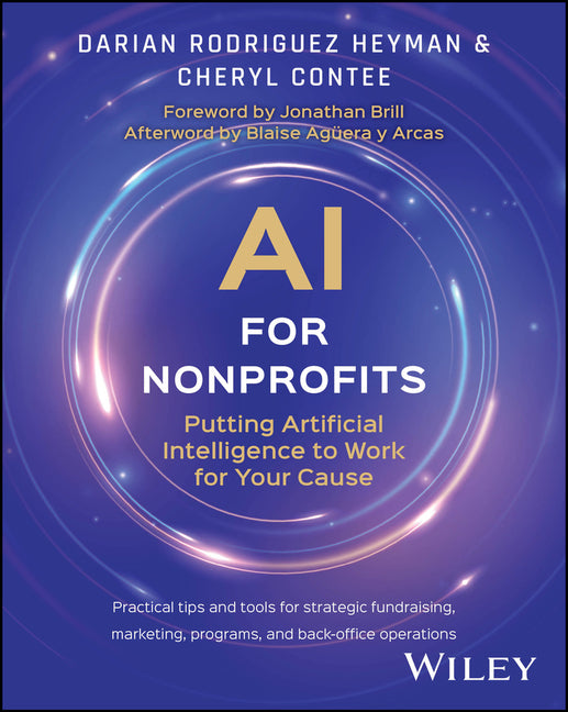 Book cover for AI for Nonprofits: Putting Artificial Intelligence to Work for Your Cause