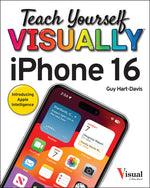 Book cover for Teach Yourself Visually iPhone 16