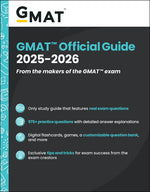 Book cover for GMAT Official Guide 2025-2026: Book + Online Question Bank