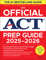 Book cover for Official ACT Prep Guide 2025-2026: Book + Online Course