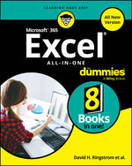 Book cover for Microsoft 365 Excel All-In-One for Dummies