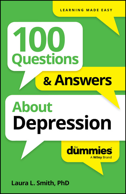 Book cover for 100 Questions & Answers about Depression for Dummies