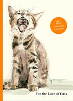 Book cover for For the Love of Cats: 25 Postcards