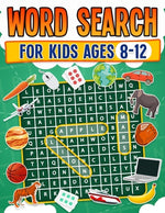 Book cover for Word Search for Kids Ages 8-12 100 Fun Word Search Puzzles Kids Activity Book Large Print Paperback