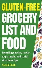 Book cover for Gluten-Free Grocery list and Food