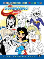 Book cover for DC Super Hero Girls: A Kids Coloring Book