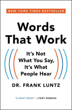 Book cover for Words That Work: It's Not What You Say, It's What People Hear