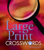 Book cover for Large Print Crosswords #4