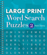 Book cover for Large Print Word Search Puzzles 2: Volume 2