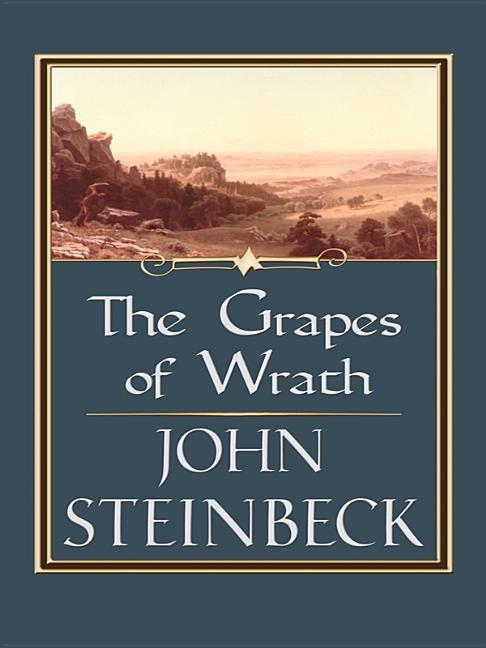 Book cover for The Grapes of Wrath