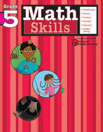 Book cover for Math Skills: Grade 5 (Flash Kids Harcourt Family Learning)