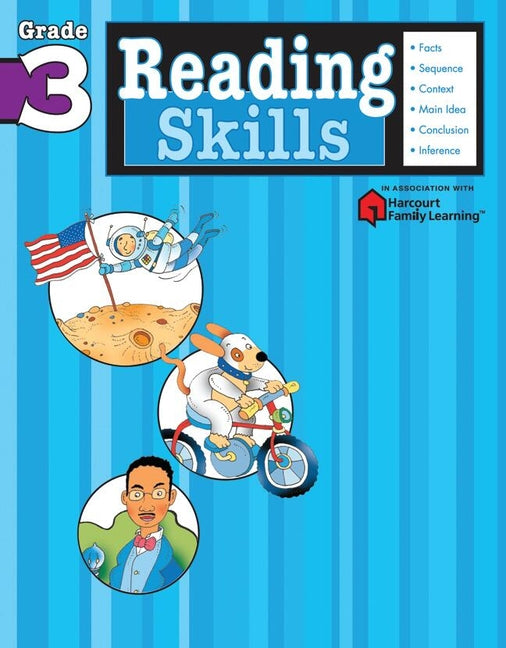 Book cover for Reading Skills: Grade 3 (Flash Kids Harcourt Family Learning)