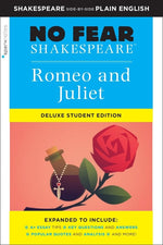 Book cover for Romeo and Juliet: No Fear Shakespeare Deluxe Student Editions - Shakespeare Side-By-Side Plain English (Revised)