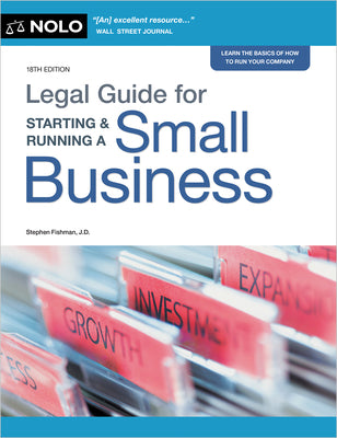 Book cover for Legal Guide for Starting & Running a Small Business