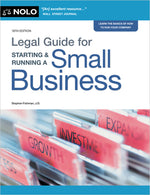Book cover for Legal Guide for Starting & Running a Small Business