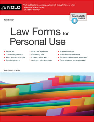 Book cover for Law Forms for Personal Use