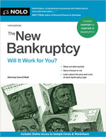 Book cover for The New Bankruptcy: Will It Work for You?