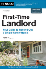 Book cover for First-Time Landlord: Your Guide to Renting Out a Single-Family Home
