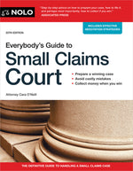 Book cover for Everybody's Guide to Small Claims Court