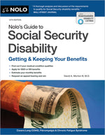 Book cover for Nolo's Guide to Social Security Disability: Getting & Keeping Your Benefits