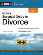 Book cover for Nolo's Essential Guide to Divorce