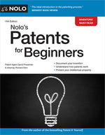 Book cover for Nolo's Patents for Beginners