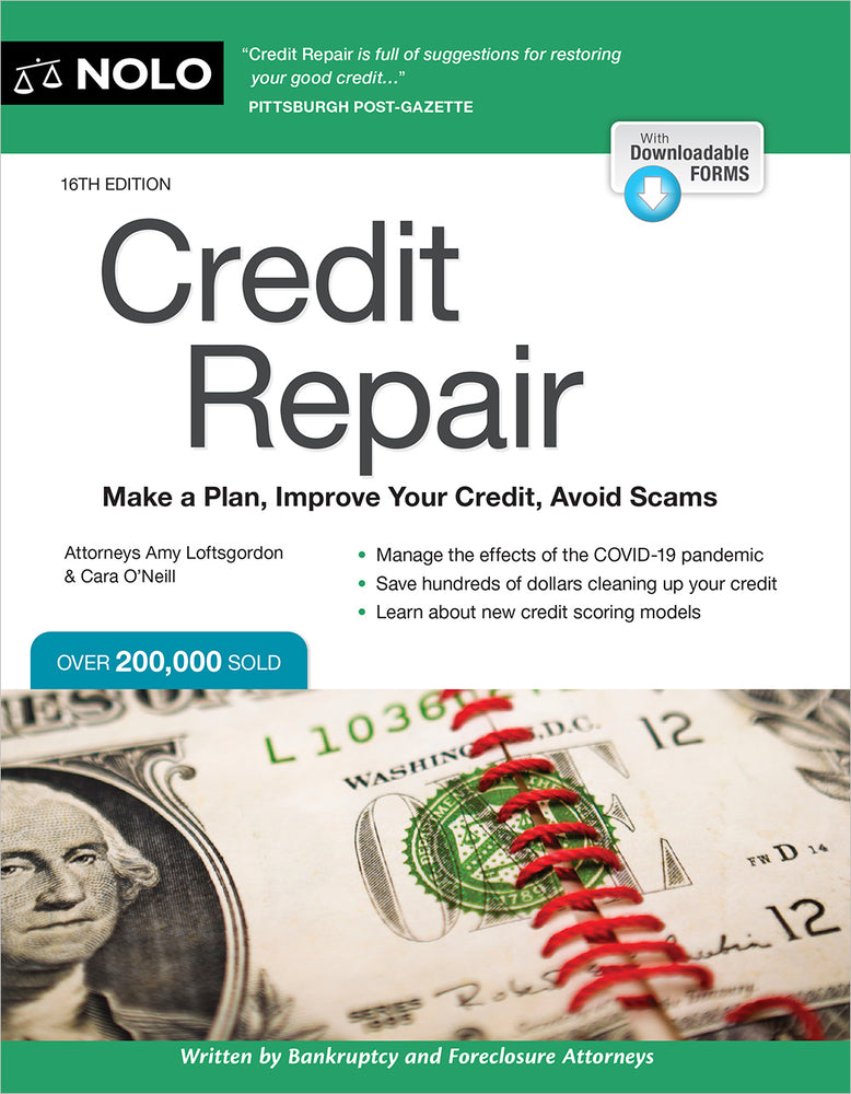 Book cover for Credit Repair: Make a Plan, Improve Your Credit, Avoid Scams