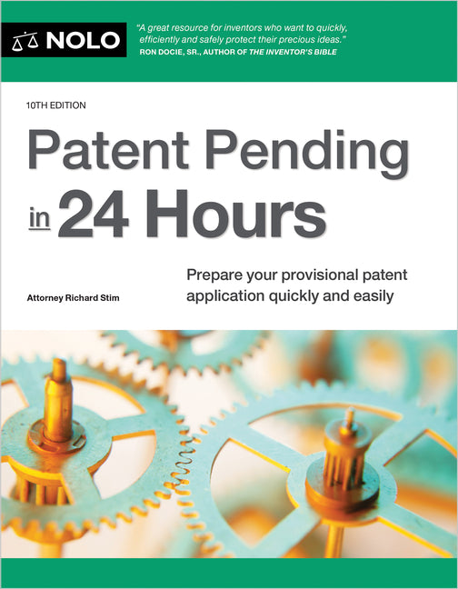 Book cover for Patent Pending in 24 Hours