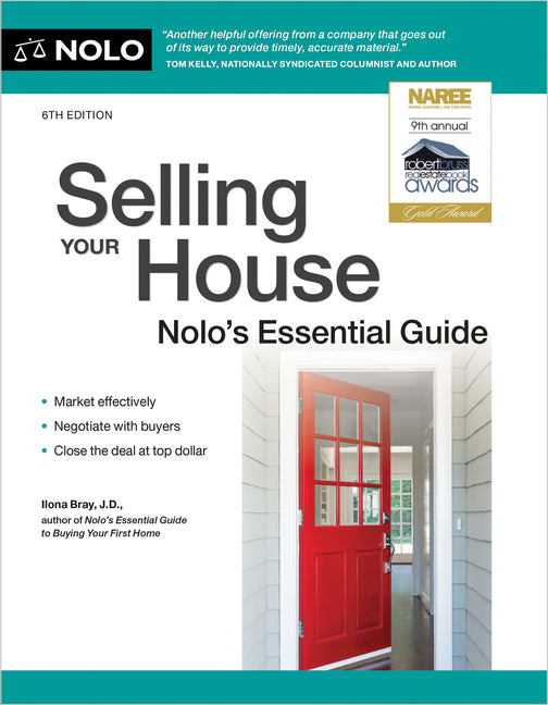 Book cover for Selling Your House: Nolo's Essential Guide