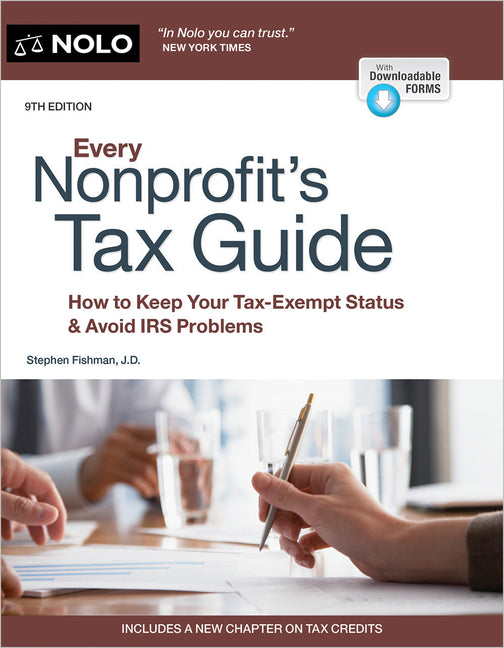 Book cover for Every Nonprofit's Tax Guide: How to Keep Your Tax-Exempt Status & Avoid IRS Problems