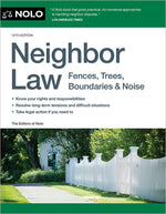 Book cover for Neighbor Law: Fences, Trees, Boundaries & Noise