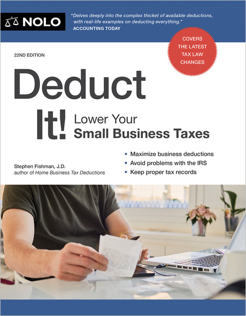 Book cover for Deduct It!: Lower Your Small Business Taxes (Twenty Second)
