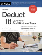 Book cover for Deduct It!: Lower Your Small Business Taxes (Twenty Second)