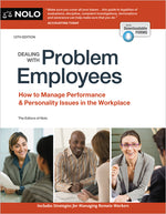 Book cover for Dealing with Problem Employees: How to Manage Performance & Personal Issues in the Workplace
