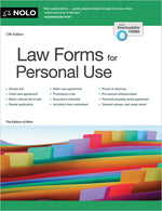 Book cover for Law Forms for Personal Use