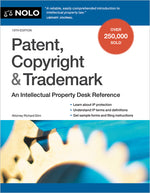 Book cover for Patent, Copyright & Trademark: An Intellectual Property Desk Reference