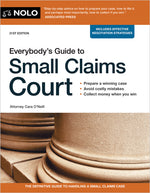 Book cover for Everybody's Guide to Small Claims Court (Twenty First)
