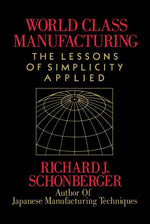 Book cover for World Class Manufacturing