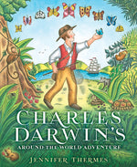 Book cover for Charles Darwin's Around-The-World Adventure
