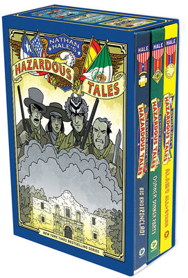 Book cover for Nathan Hale's Hazardous Tales Second 3-Book Box Set
