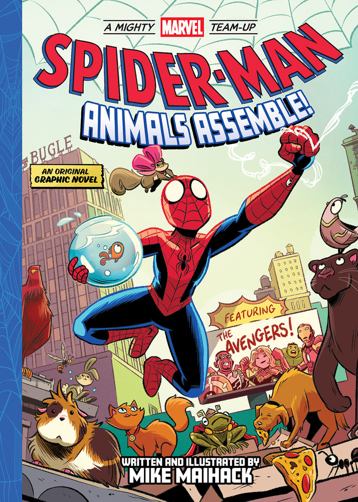 Book cover for Spider-Man: Animals Assemble! (a Mighty Marvel Team-Up)