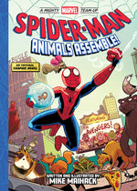 Book cover for Spider-Man: Animals Assemble! (a Mighty Marvel Team-Up)