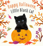Book cover for Happy Halloween, Little Black Cat
