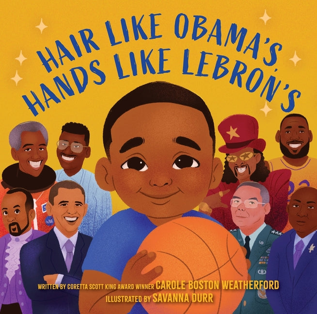 Book cover for Hair Like Obama's, Hands Like Lebron's: A Picture Book
