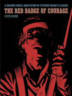 Book cover for Red Badge of Courage: A Graphic Novel Adaptation of Stephen Crane's Classic