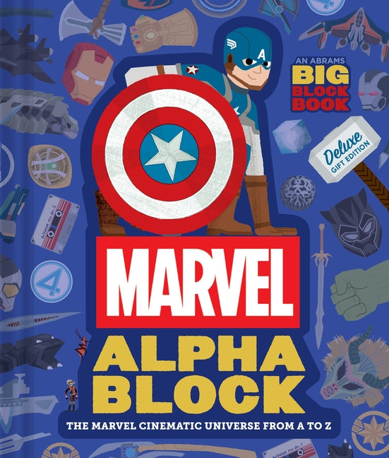 Book cover for Marvel Alphablock: Deluxe Gift Edition (an Abrams Big Block Book)