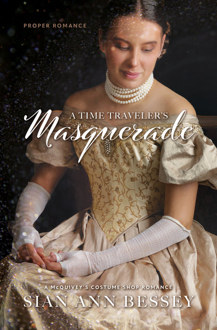Book cover for Time Traveler's Masquerade: A McQuivey's Costume Shop Romance