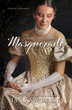 Book cover for Time Traveler's Masquerade: A McQuivey's Costume Shop Romance